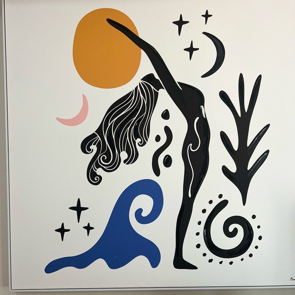 Mod Shop large painting brand new 4’x4’ - Picture 5 of 5